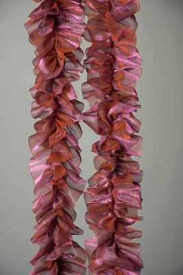 Boa aus Glanzchiffon, ca. 2 m, fuchsia
