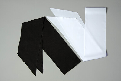 Schärpe, schwarz, ca.  2 m lang