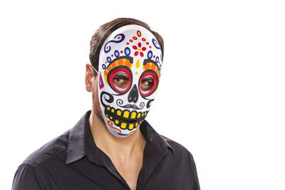 Textil-Maske "Tag der Toten", männlich