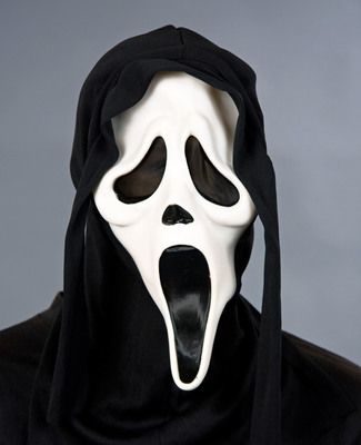 Scream Maske mit Kapuze