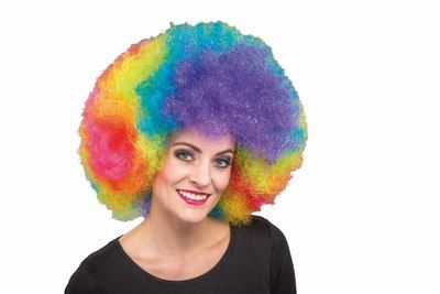 Riesen-Afro-Perücke, bunt