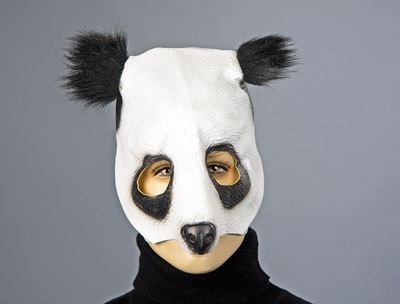 Erw.-Maske Pandabär
