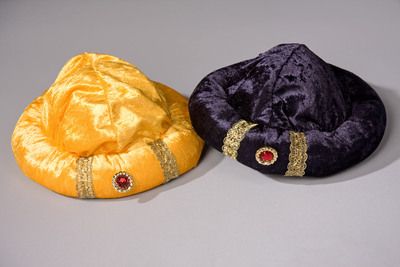 Kinder-Turban, blau