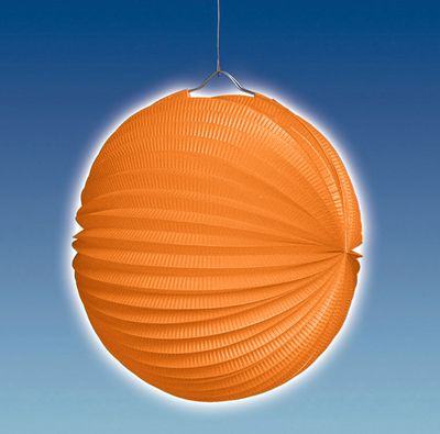 Lampion 25 cm Ø, orange