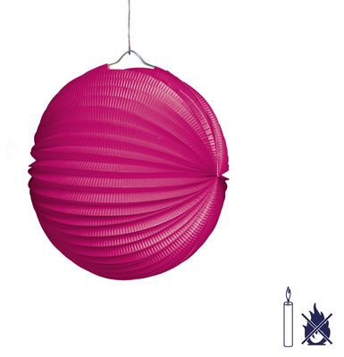 Lampion 25 cm Ø, pink