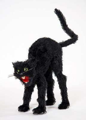 schwarze Katze, ca. 34 cm