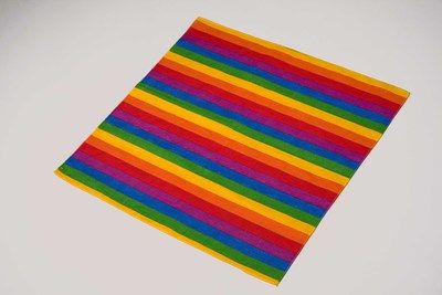 Bandana ca. 55 x 55 cm, bunt gestreift