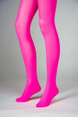 Neon-Strumpfhose, pink, Universalgröße