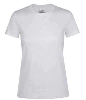 Damen T-Shirt, Kurzarm, weiß
