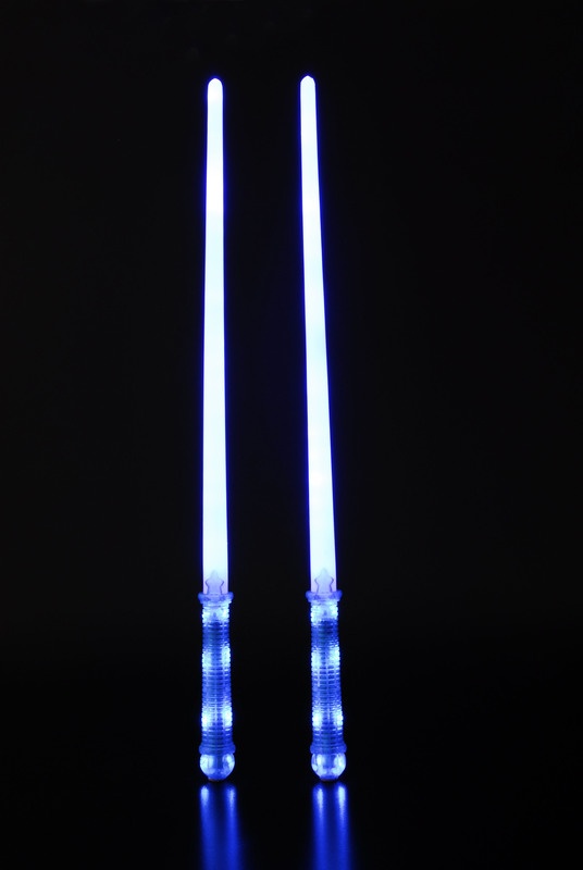 LED-Schwert blau, ca. 75 cm, blinkend