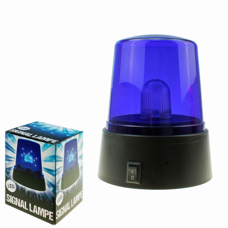 LED Signallampe blau, Rundumlicht, ca. 11 cm