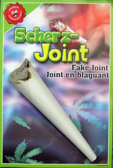 Scherz-Joint auf Karte