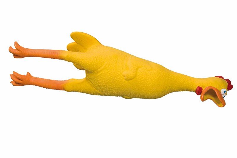 Gummihuhn, ca. 45 cm