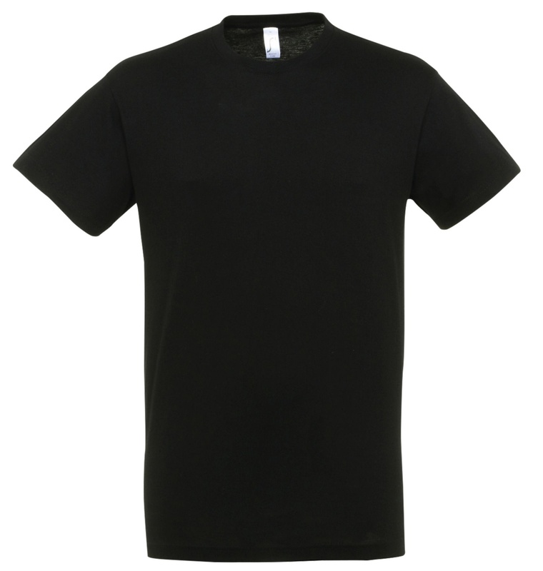 Herren T-Shirt, Kurzarm, schwarz