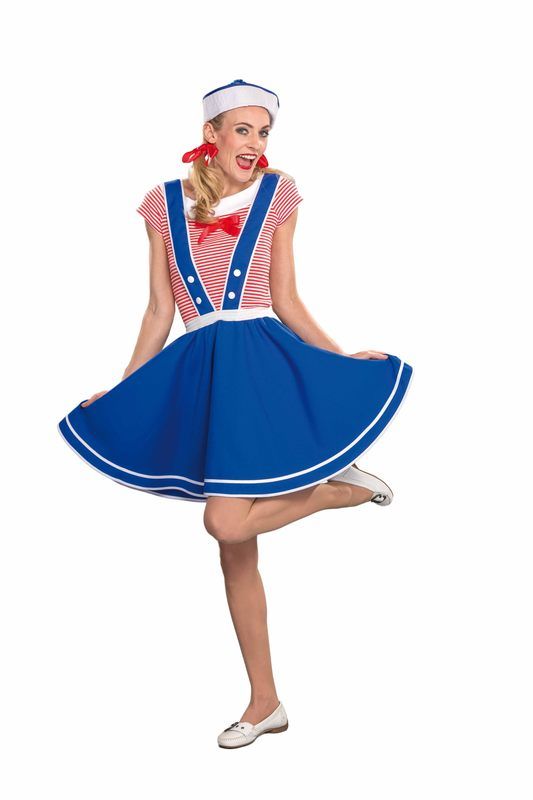 Matrosen-Mädchen: Oberteil und Rock