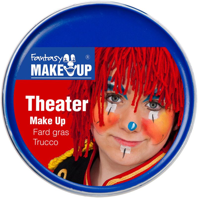 Theater-Make-up, blau