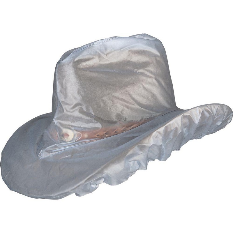 transparenter Regenschutz für Hüte