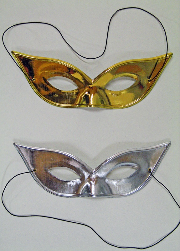 ---Augenmaske silber