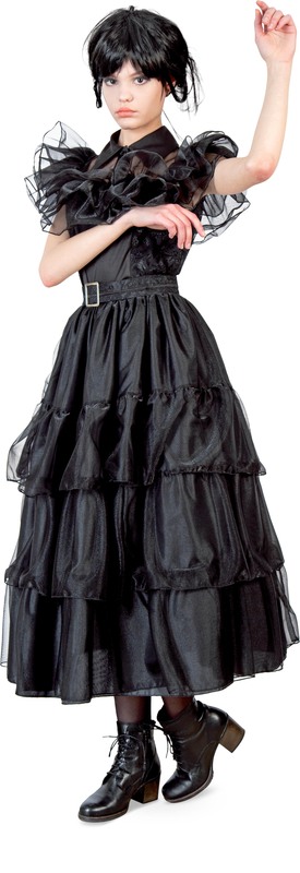 schwarzes Ballkleid