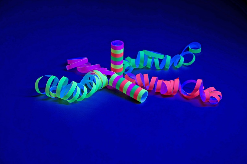 Neon-Luftschlangen 4/9, 3er-Pack