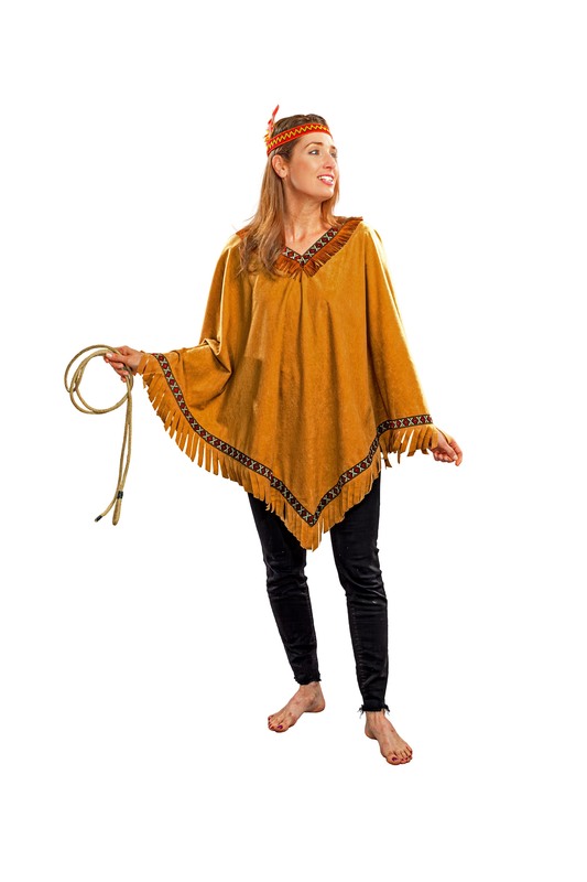 Indianer-Poncho, Universalgröße