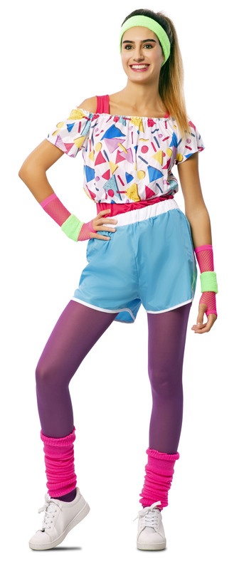 80er Jahre Aerobic Outfit