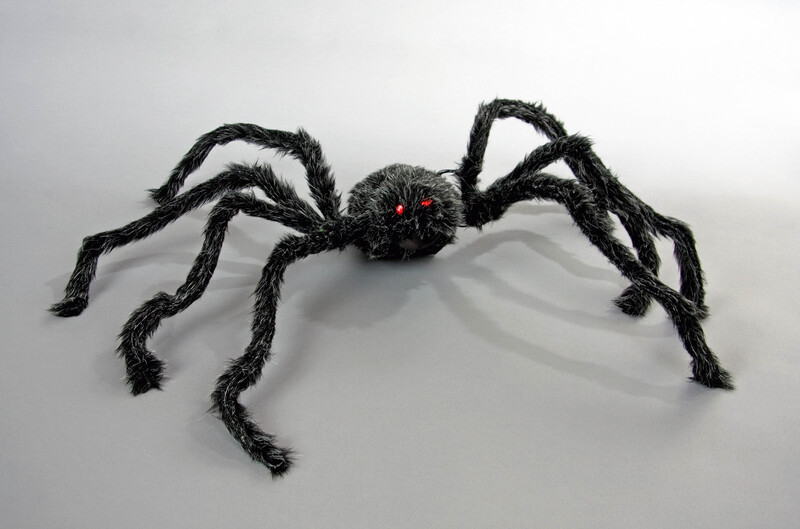 Spinne, ca. 90 cm, mit Leuchtaugen