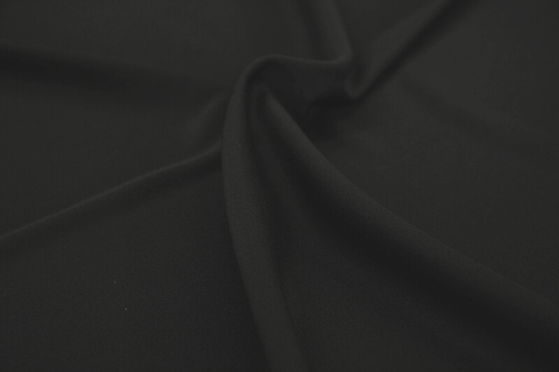 1m Interlock Jersey schwarz