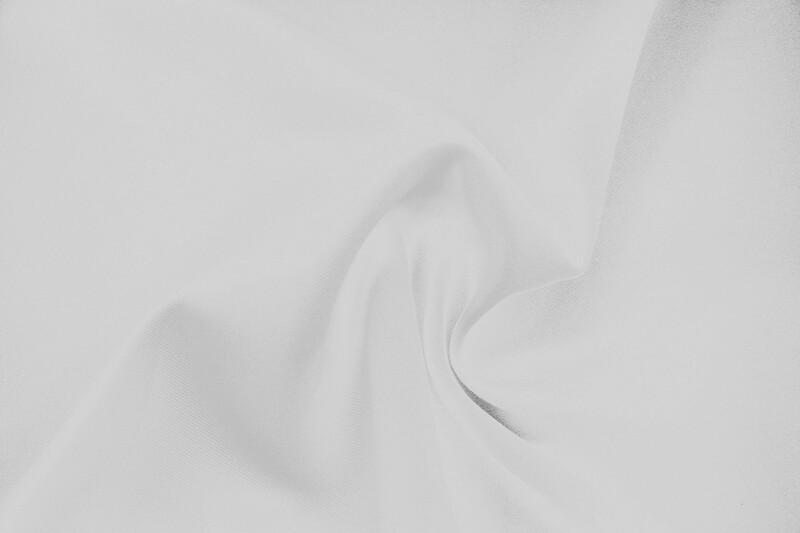 1m Gabardine weiß