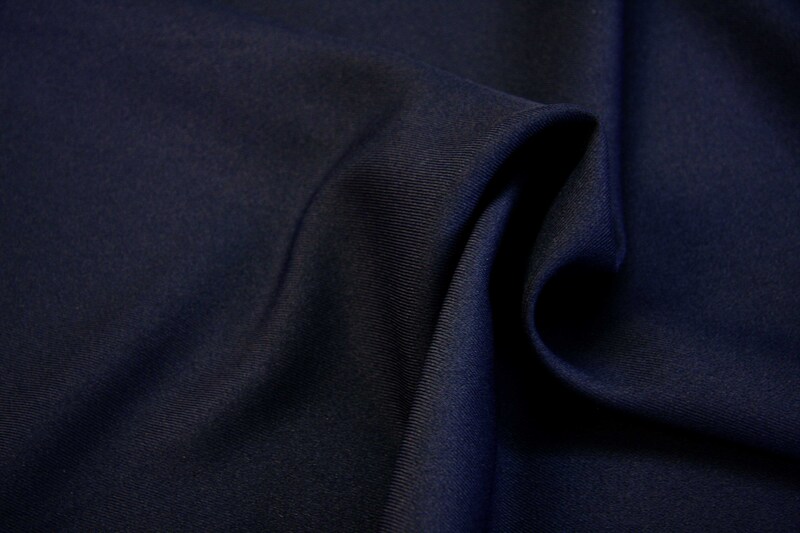1m Gabardine marineblau