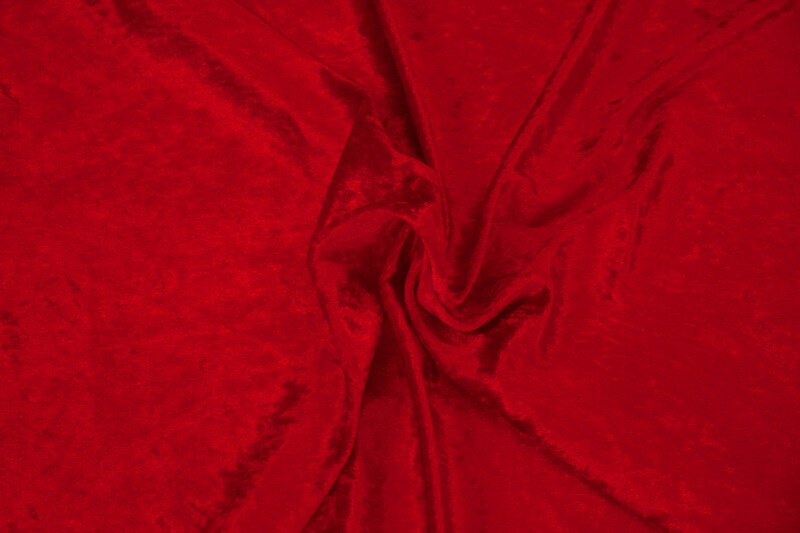 1m Pannesamt rot 