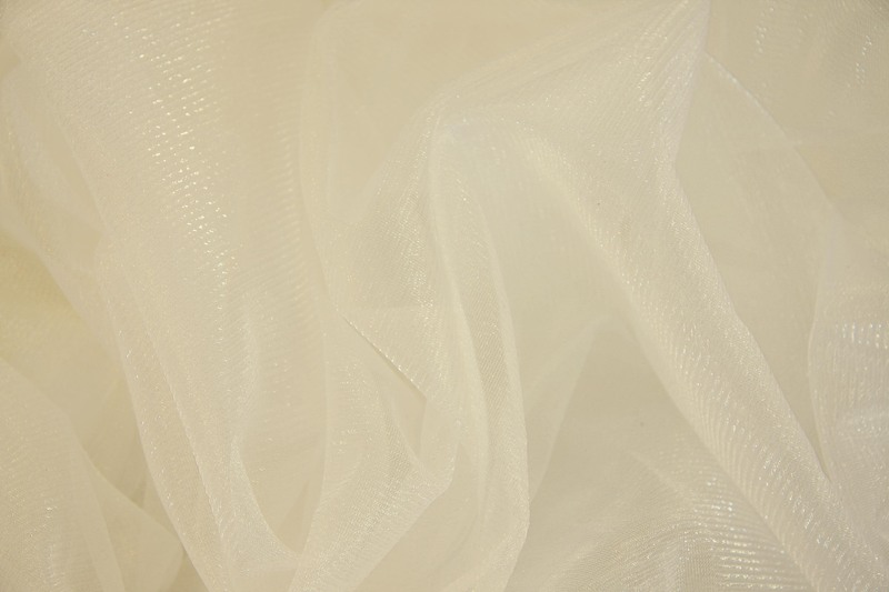 1m Chiffon weiß