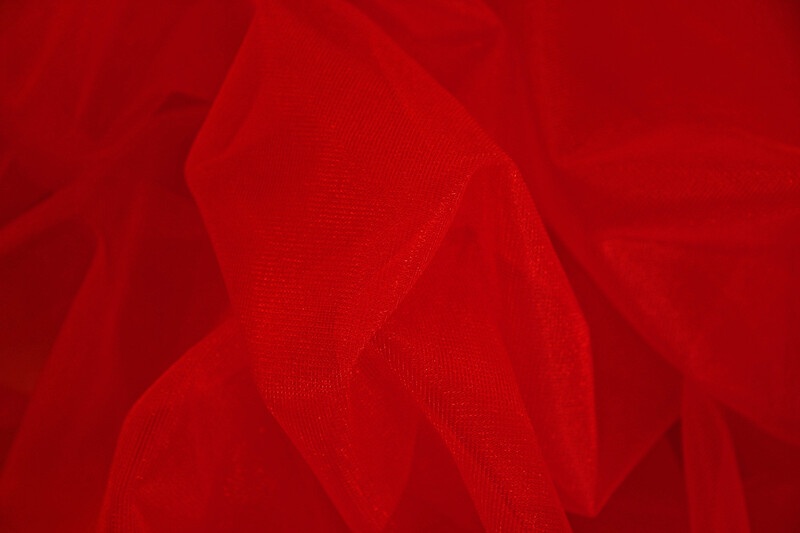 1m Chiffon rot
