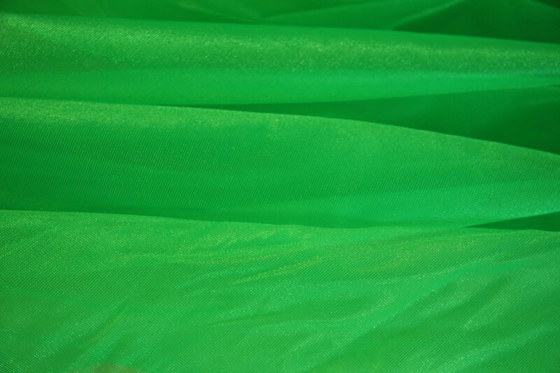 1m Chiffon grün