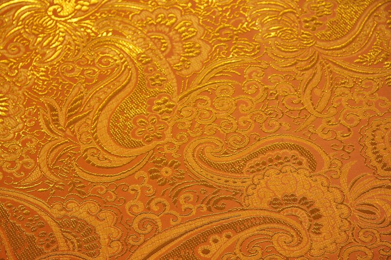 1m Brokat goldgelb