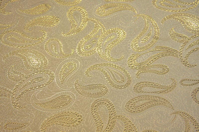 1m Brokat gold Ornamente