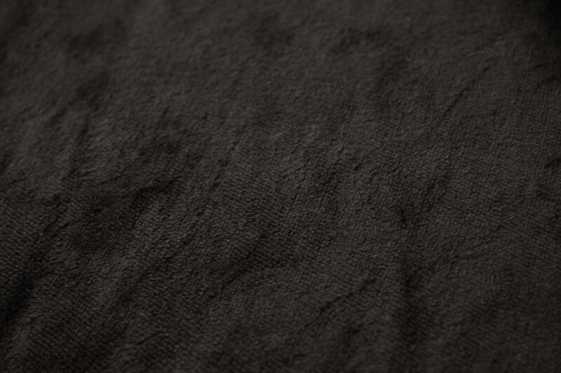 1m Kurzflorplüsch SOFT, ca 8-9mm schwarz