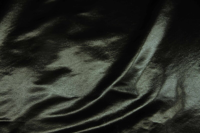 1m Kunstleder Lack schwarz 
