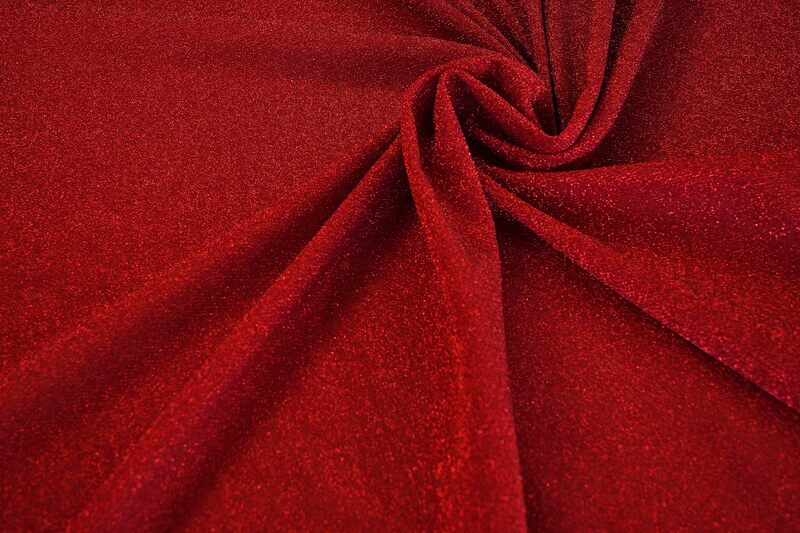 1m Lurex rot