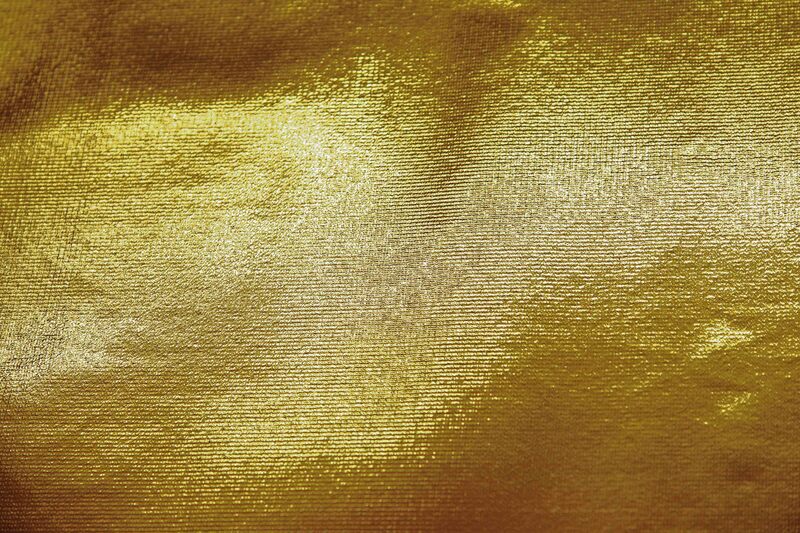 1m Folie gold unelastisch