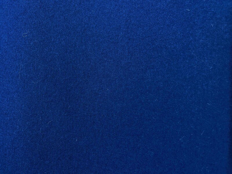 1m Wollfilz 5mm blau