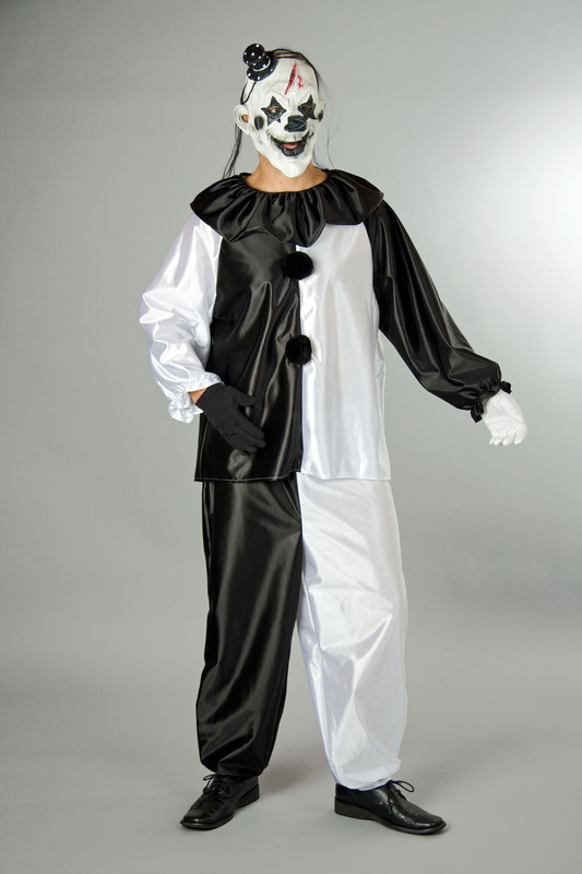 Clown: Oberteil und Hose
