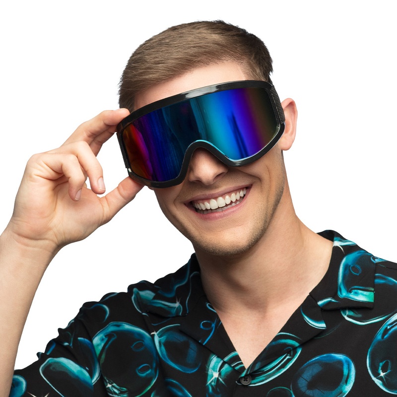 Party Skibrille schwarz