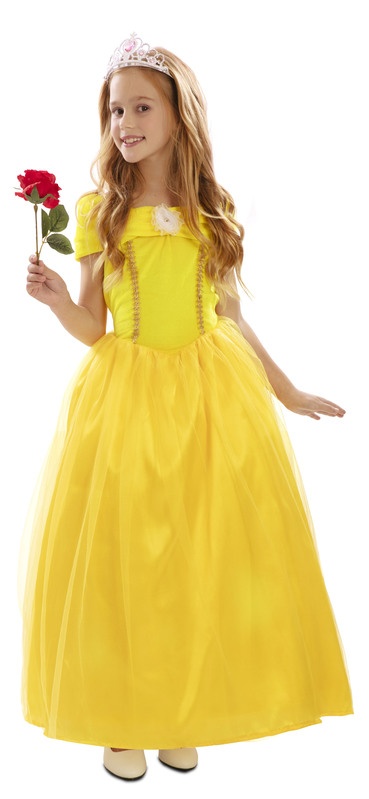 Prinzessin-Kleid, gelb