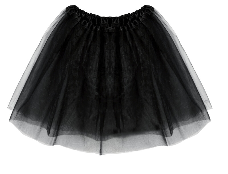 XL Tüllrock schwarz