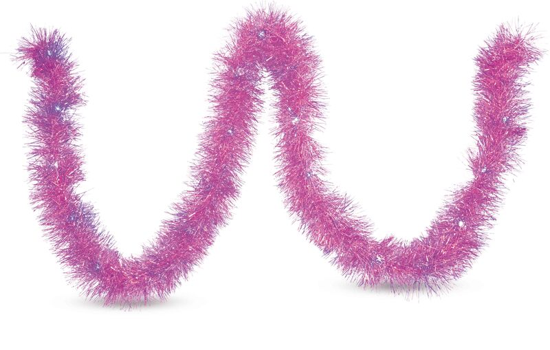 LED-Lametta-Girlande, ca. 200 cm, lila