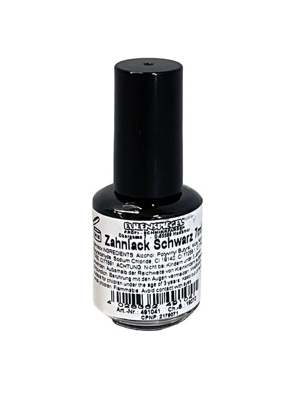 Zahnlack schwarz, 7ml