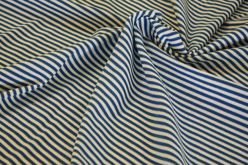 1m Trikot, blau/weiß gestreift