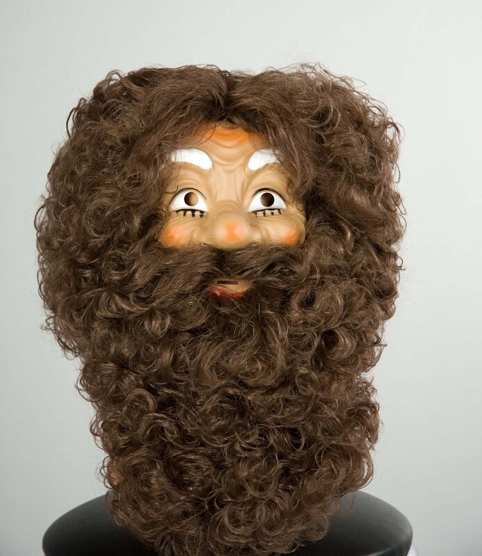 Ruprechtbart und -perücke, braun