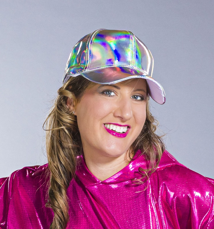 Basecap silber, größenverstellbar